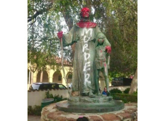 Sfregiata la statua di san Junípero: come si oscura la fede
